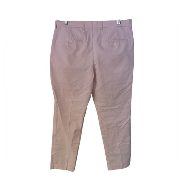 Express Men’s Pink Extra Slim Stripe Cotton Blend Textured Pant Size 31x30 - Picture 4 of 8